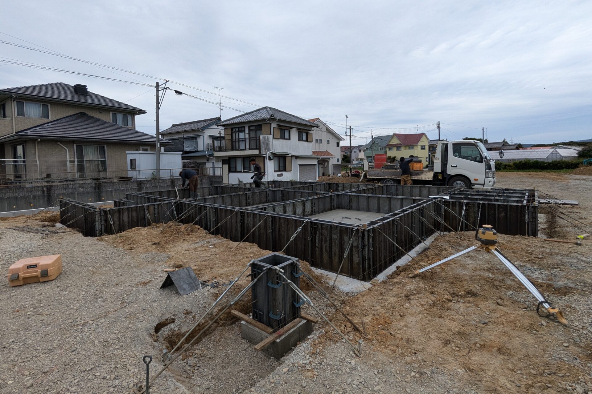 基礎工事 －建物を支える土台－＠浜松市中央区カフェ