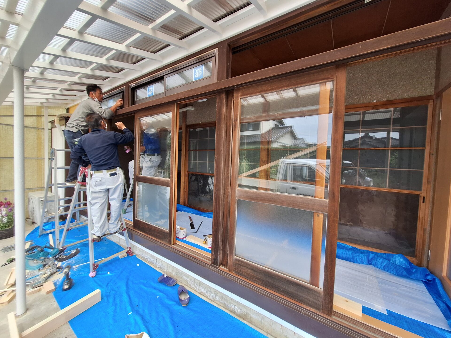 木製窓の改修＠浜松市中央区