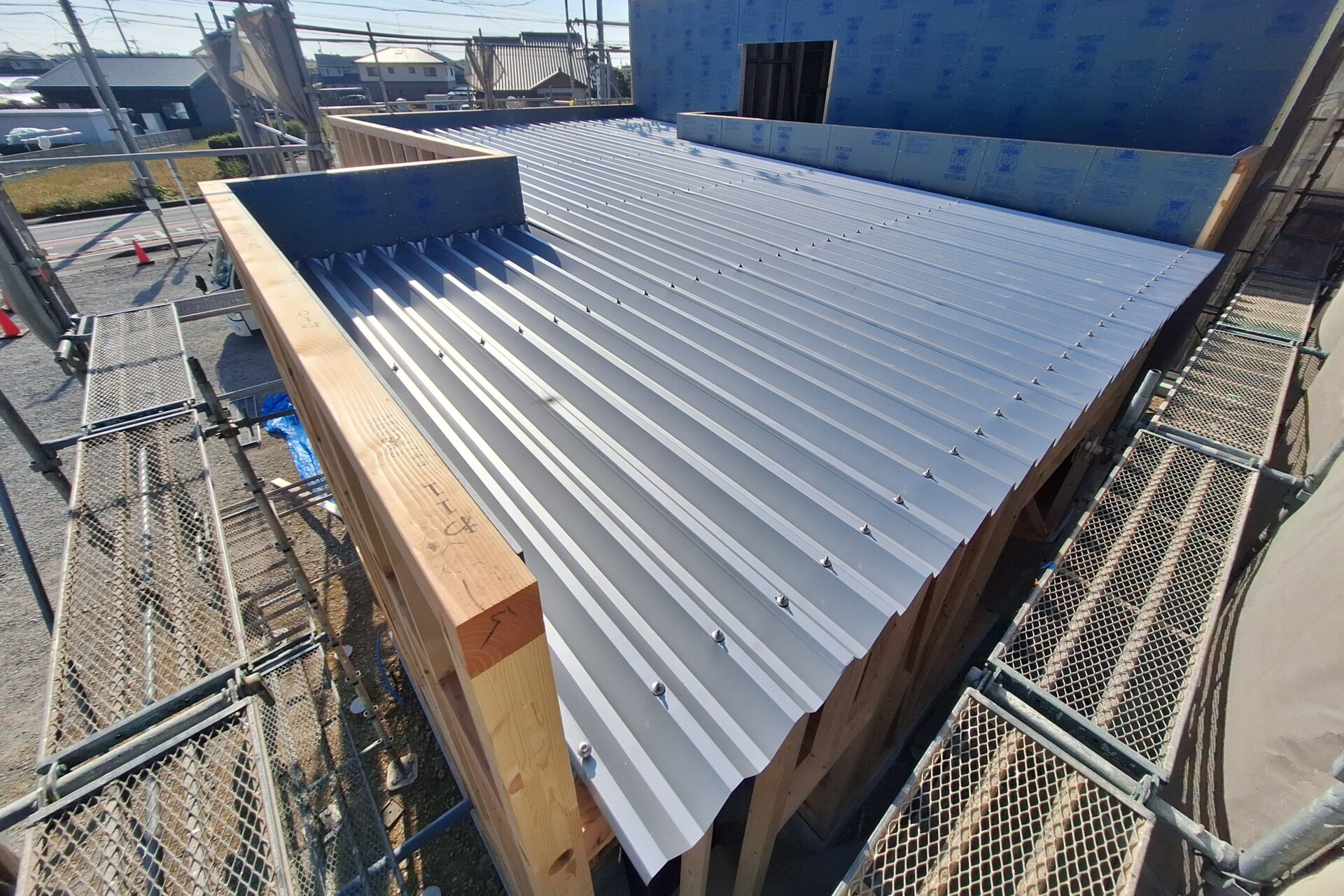 屋根工事＠浜松市中央区カフェ