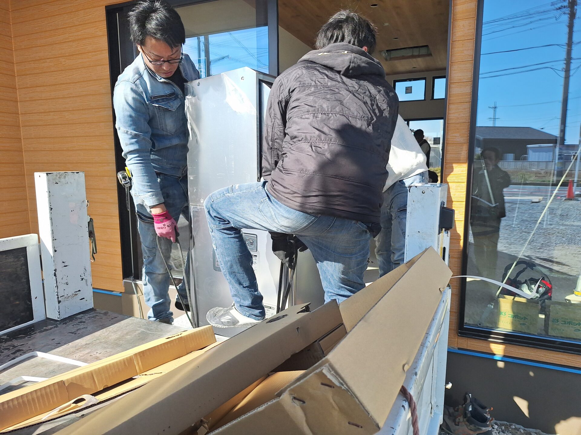 建物本丸の厨房仕上げ＠浜松市中央区呉松町カフェ